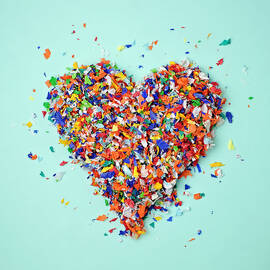 Confetti Heart by Juj Winn