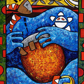 Conga on Fire by Oscar Ortiz