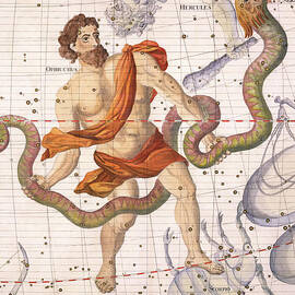 Constellation of Ophiucus and Serpens by John Flamsteed