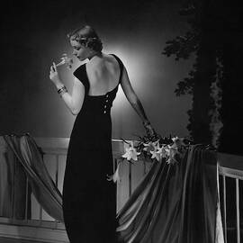 Cora Hemmet Wearing A Vionnet Gown by Horst P. Horst