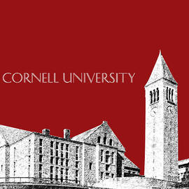 Cornell University - Dark Red by DB Artist