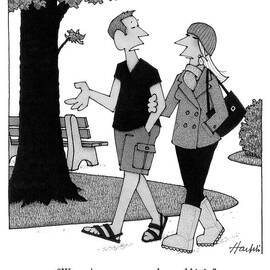 Couple Taking Walk by William Haefeli