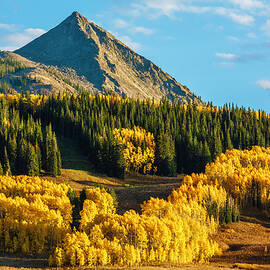Crested Butte Autumn Colors At Sunset by Dszc