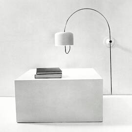 Cube Table And Wall Lamp by Tom Yee