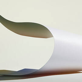 Curved Paper With Color by Paul Taylor