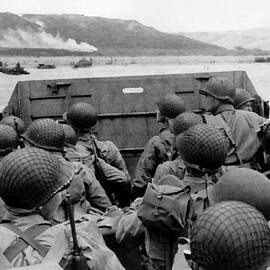 D-Day Soldiers In A Higgins Boat  by War Is Hell Store