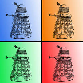Dalek Pop Art by Richard Reeve