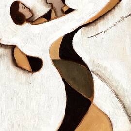 Tommervik Abstract Dancers  Art Print by Tommervik