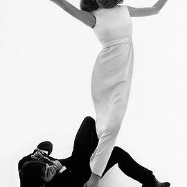 David Bailey Taking A Photograph Of Veruschka by Bert Stern
