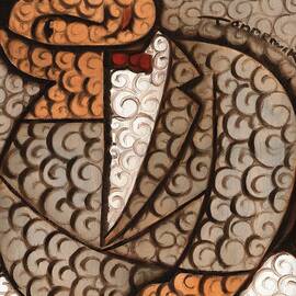 Deco Abstract Pee Wee Herman art print by Tommervik