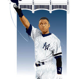 Derek Jeter 3000 Hits by Scott Weigner