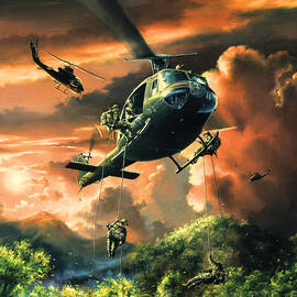 Descent Into The A Shau Valley by Randy Green