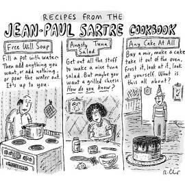 Descriptions Of Jean-paul Sartre Cookbook Recipes by Roz Chast