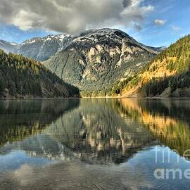 Diablo Lake Reflections by Adam Jewell