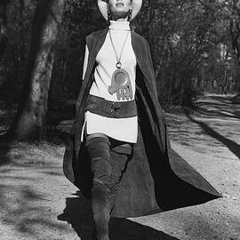 Diane De Monbrison Wearing A Macdouglas Coat by Henry Clarke