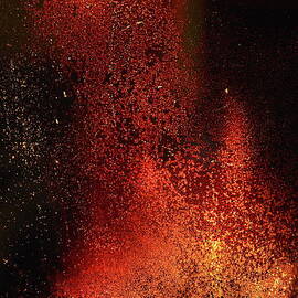 Dirty protective glass of a fireplace by Sami Sarkis Photography