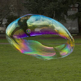 Distorted Bubble by Jean Noren