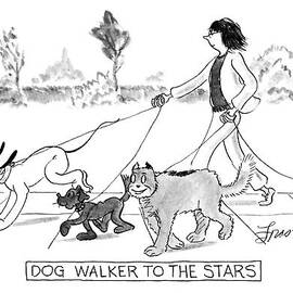 Dog Walker To The Stars by Edward Frascino