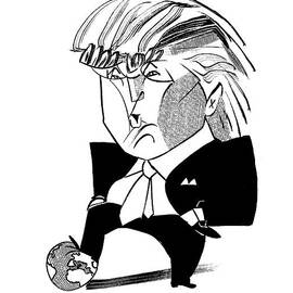 Donald Trump Globe by Tom Bachtell