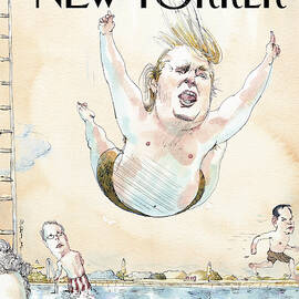 Belly Flop by Barry Blitt