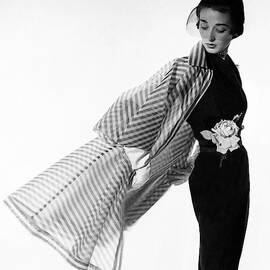 Dorian Leigh Wearing A Bonnie Cashin Dress by Cecil Beaton