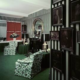 Dorothy Draper's Study by Pedro E. Guerrero