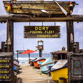 Dory Fishing Fleet Market Newport Beach California by Paul Velgos