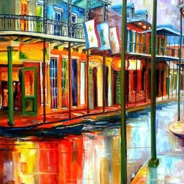 Downpour on Bourbon Street by Diane Millsap