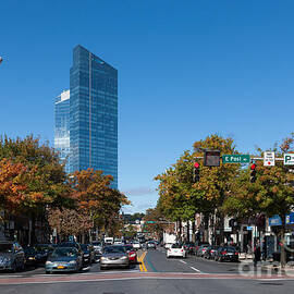 Downtown White Plains New York III by Clarence Holmes