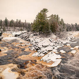 Early Snowfall On The Saint Louis River by Duluth To Door County Photography