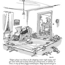 Please Run Down To The Shopping Center by George Booth