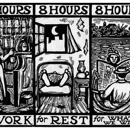 Eight Hours by Ricardo Levins Morales