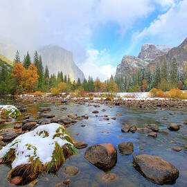 El Capitan And Three Brothers, Yosemite by Www.35mmnegative