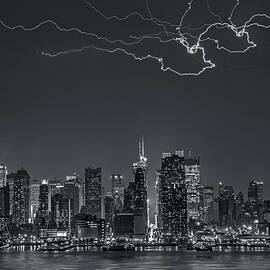 Electrifying New York City BW by Susan Candelario