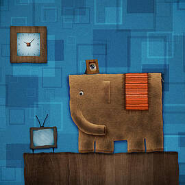 Elephant on the Wall by Gianfranco Weiss