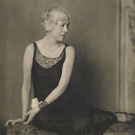 Elsie De Wolfe In A Sleeveless Dress by Edward Steichen
