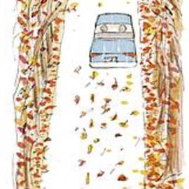 Entering Vermont by Mort Gerberg