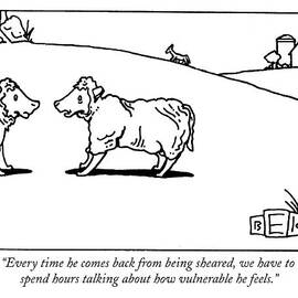 Every Time He Comes Back From Being Sheared by Bruce Eric Kaplan