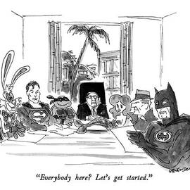 Everybody Here?  Let's Get Started by James Stevenson