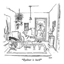 Eyeliner Is Back! by George Booth