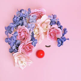 Face Made From Flowers And False by Juj Winn