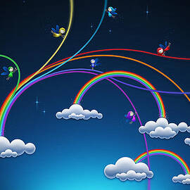 Fairies Made Rainbow by Gianfranco Weiss