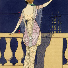 Farewell at Night by Georges Barbier