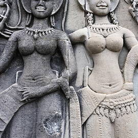 Female representation carving on temple by Sami Sarkis Photography