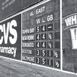 Fenway Park Green Monster Scoreboard II by Clarence Holmes
