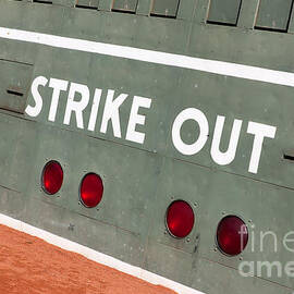 Fenway Park Green Monster Scoreboard III by Clarence Holmes