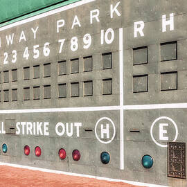 Fenway Park Scoreboard by Susan Candelario