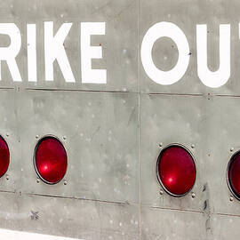 Fenway Park Strike - Out Scoreboard  by Susan Candelario
