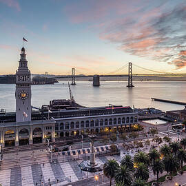 Ferry Building Sunrise - San Francisco by Michael Lee