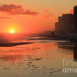 Fiery Seashore by Adam Jewell